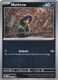 Pokemon TCG ME02: Phantasmal Flames - Murkrow Common Reverse Holo 057/094 NM